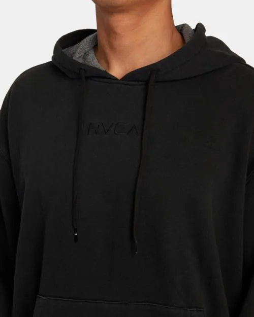 Rvca Ptc Hoodie Black Men Hoodies and Sweatshirts