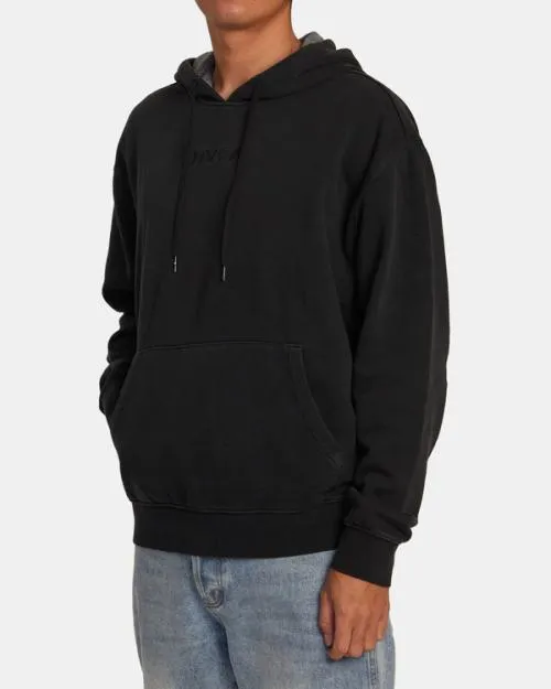 Rvca Ptc Hoodie Black Men Hoodies and Sweatshirts