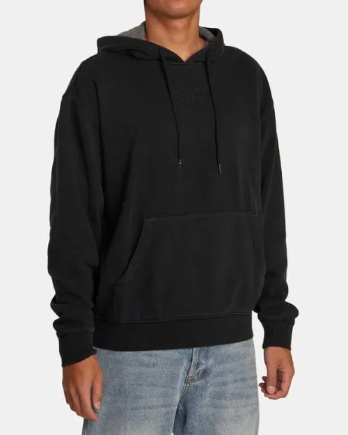 Rvca Ptc Hoodie Black Men Hoodies and Sweatshirts