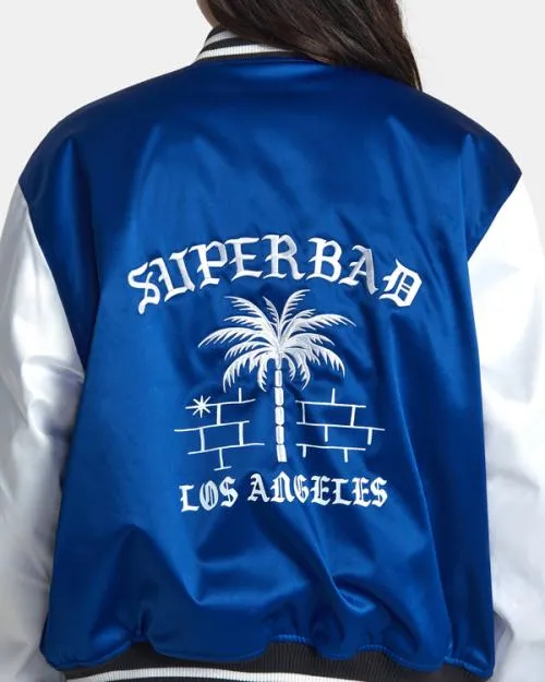 Rvca Seniesa Bomber Jacket True Blue Women Jackets