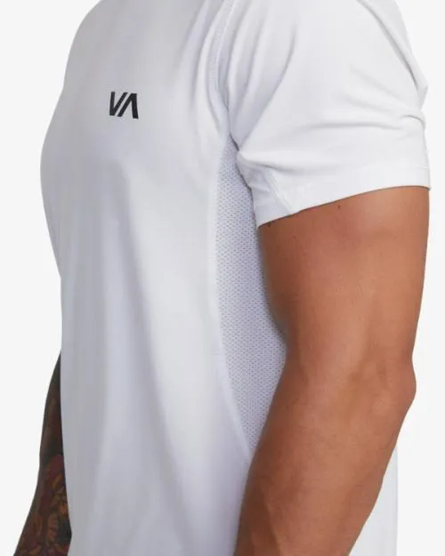 Rvca Sport Vent Performance Tee White SportMen Short Sleeves