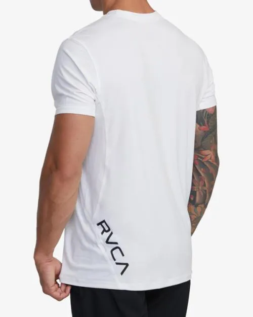 Rvca Sport Vent Performance Tee White SportMen Short Sleeves