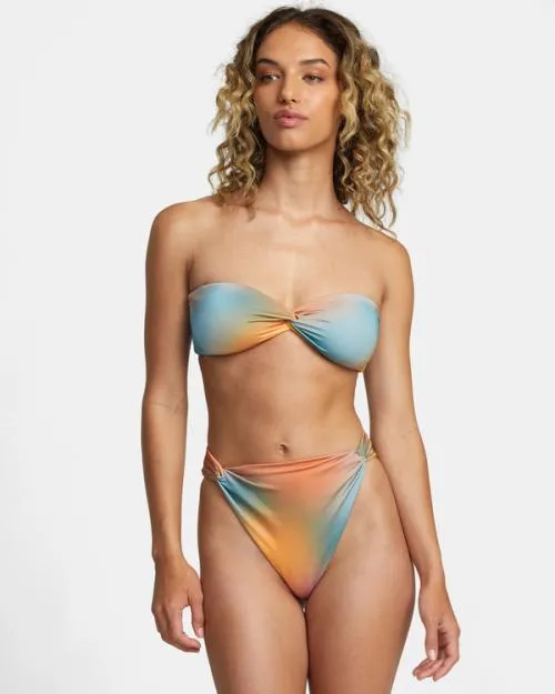 Rvca Sunset Rose Machado Skimpy Bikini Bottoms Multi Women Bikini Bottoms