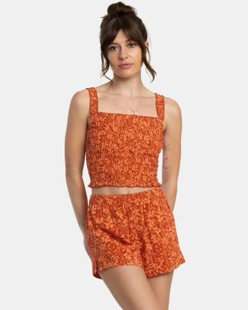 Rvca Terrace Tank Top Sandlewood Women Tops