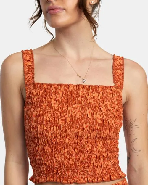 Rvca Terrace Tank Top Sandlewood Women Tops
