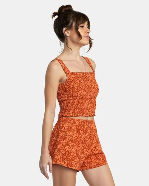Rvca Terrace Tank Top Sandlewood Women Tops