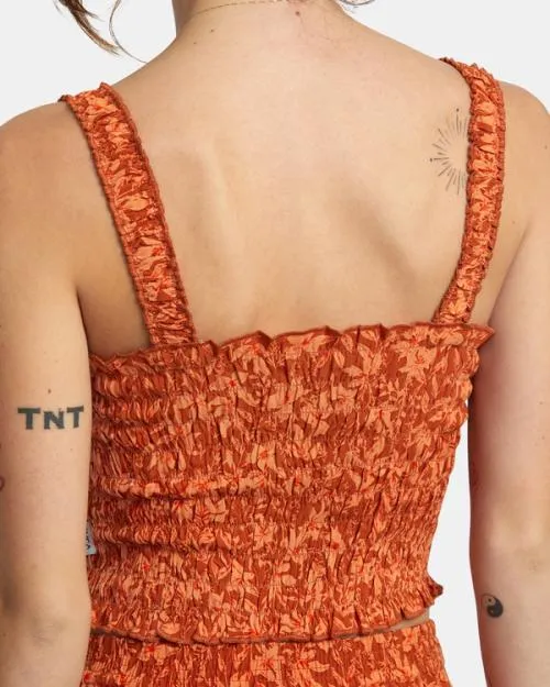 Rvca Terrace Tank Top Sandlewood Women Tops