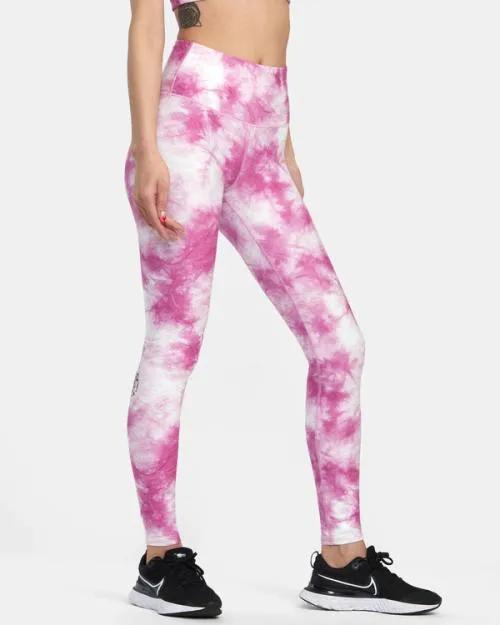 Rvca Thug Rose Essential High Waist Leggings Rose Pink SportWomen Pants