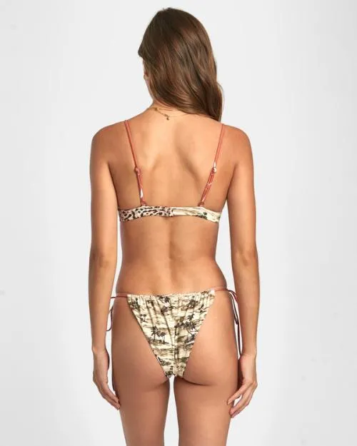 Rvca Tossed Underwire Bikini Top Multi Women Bikini Tops