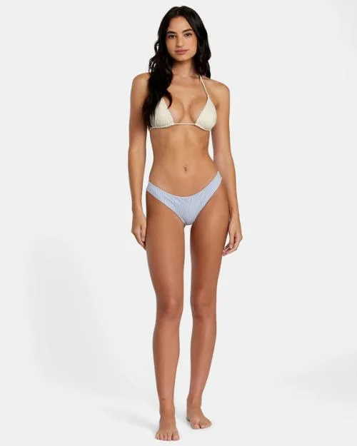 Rvca Tri Stripe Reversible Cheeky Bikini Bottoms Multi Women Bikini Bottoms