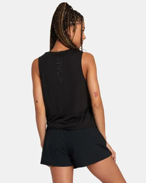 Rvca VA 2 Sports Tank Top Black SportWomen Tops