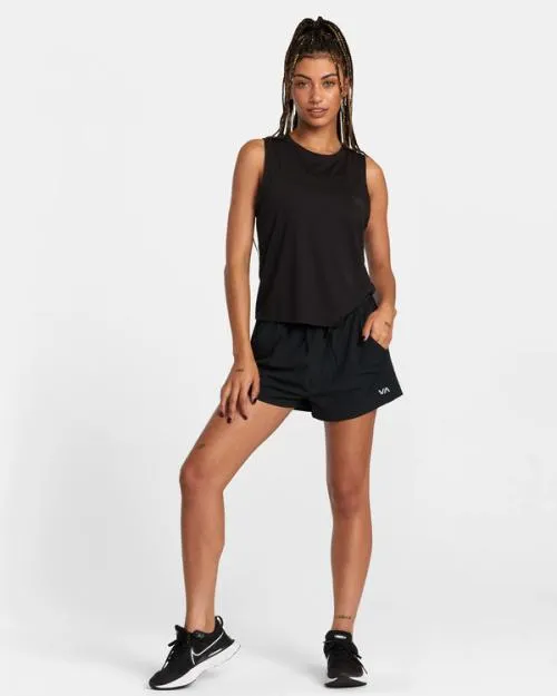 Rvca VA 2 Sports Tank Top Black SportWomen Tops