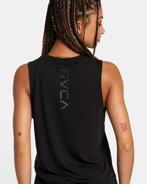 Rvca VA 2 Sports Tank Top Black SportWomen Tops