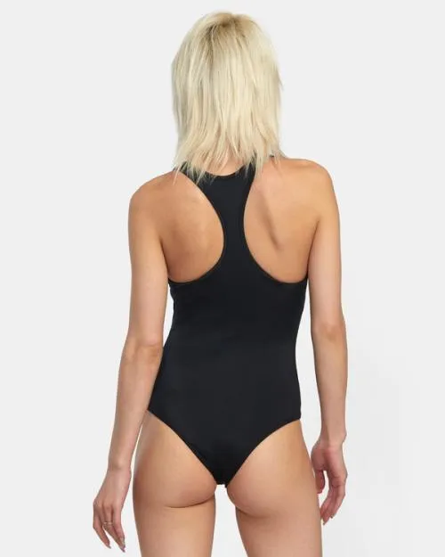 Rvca VA Essential OnePiece Swimsuit Black SportWomen One Pieces