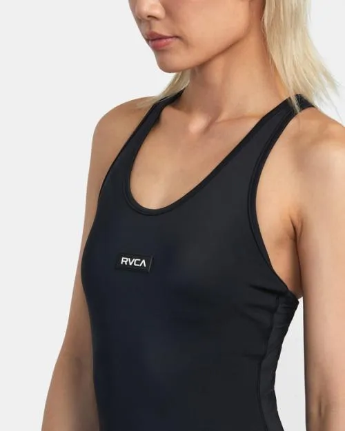 Rvca VA Essential OnePiece Swimsuit Black SportWomen One Pieces