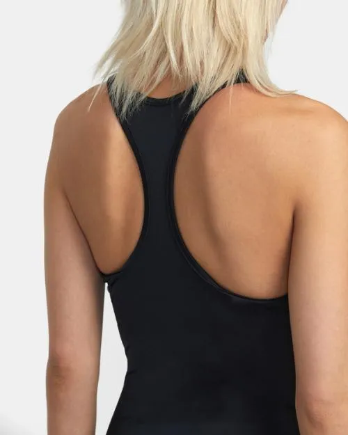 Rvca VA Essential OnePiece Swimsuit Black SportWomen One Pieces