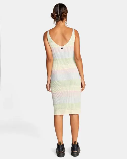 Rvca Wildfire Midi Dress Multi Women Dresses and Rompers