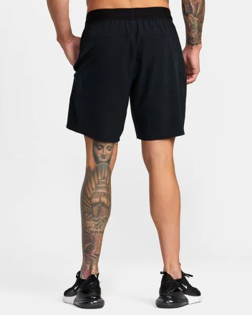 Rvca Yogger Plus 18034 Training Shorts Black Men Athletic Shorts