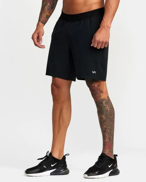 Rvca Yogger Plus 18034 Training Shorts Black Men Athletic Shorts