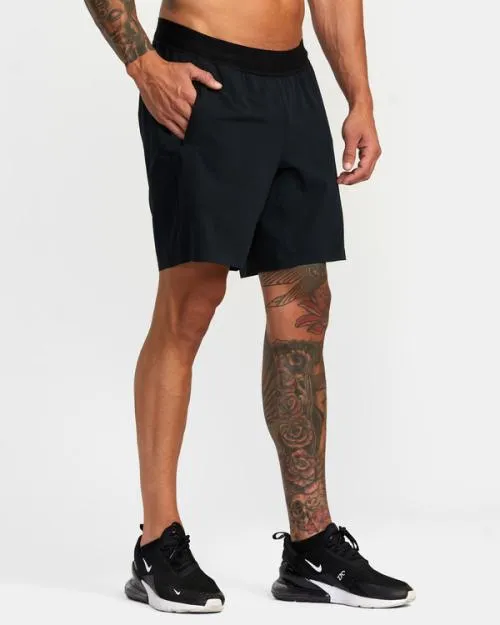 Rvca Yogger Plus 18034 Training Shorts Black Men Athletic Shorts