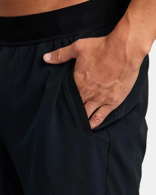 Rvca Yogger Plus 18034 Training Shorts Black Men Athletic Shorts