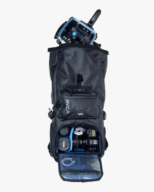 Rvca Zak Noyle Backpack Black Men Backpacks and Luggage