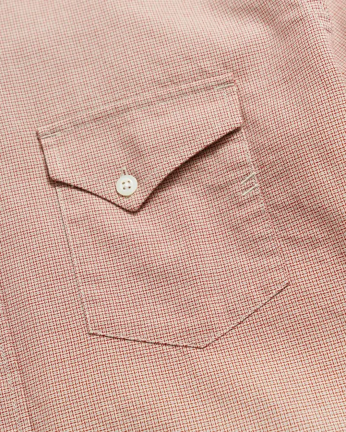 Shirting Men Billy Reid Basket Check Western Shirt Naturalred