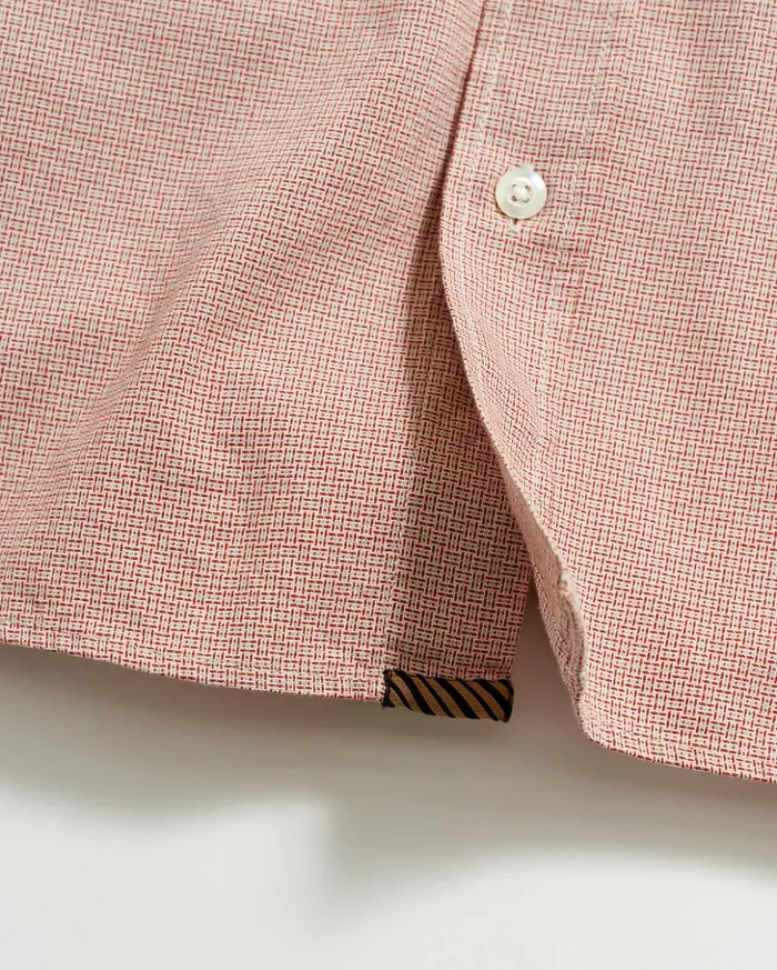 Shirting Men Billy Reid Basket Check Western Shirt Naturalred