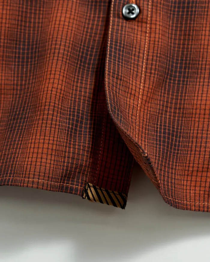 Shirting Men Billy Reid Shadow Plaid Tuscumbia Shirt Blackrust