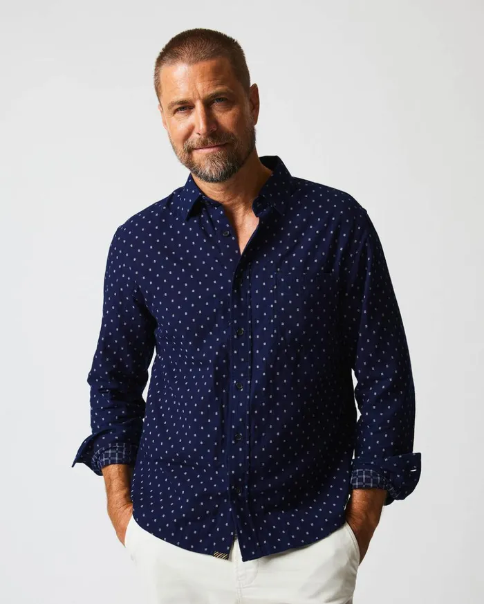 Shirting Men Billy Reid Tuscumbia Shirt Indigowhite