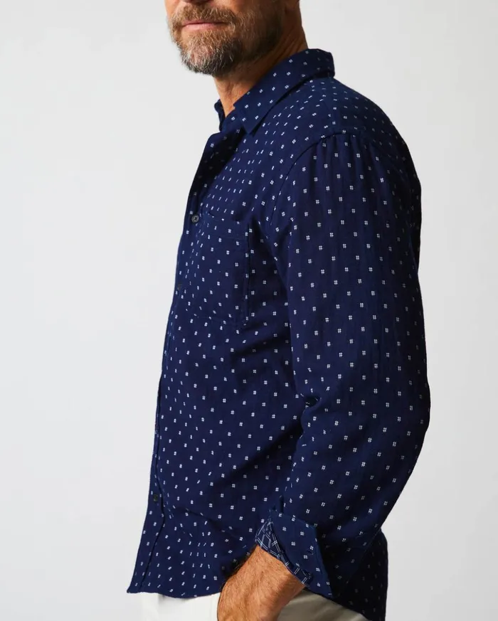 Shirting Men Billy Reid Tuscumbia Shirt Indigowhite