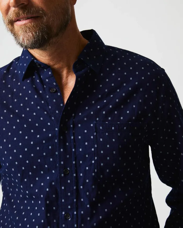 Shirting Men Billy Reid Tuscumbia Shirt Indigowhite