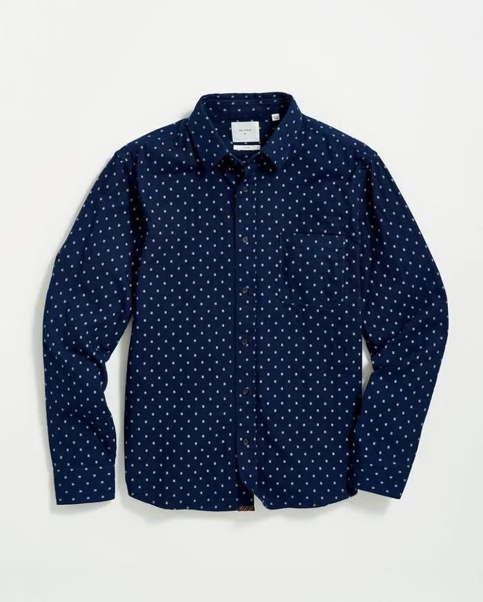 Shirting Men Billy Reid Tuscumbia Shirt Indigowhite