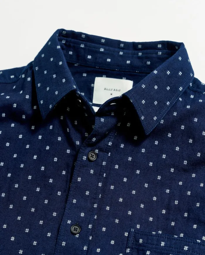 Shirting Men Billy Reid Tuscumbia Shirt Indigowhite