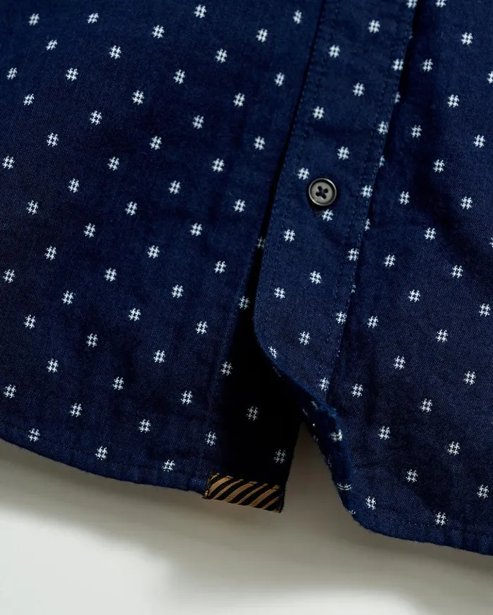 Shirting Men Billy Reid Tuscumbia Shirt Indigowhite