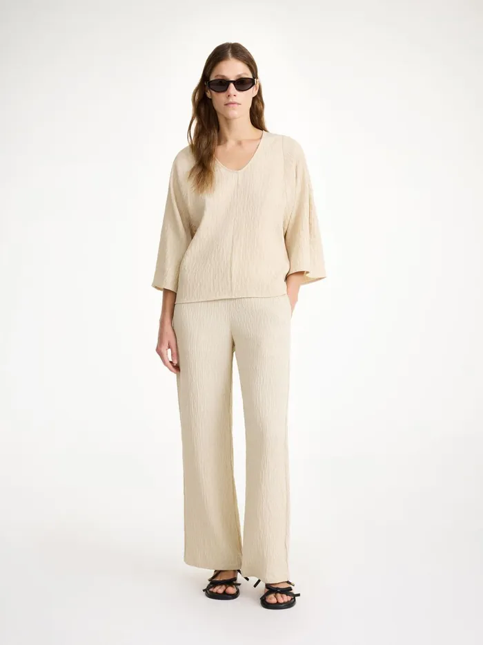 Shirts and Blouses Women By Malene Birger Calyas Blouse Oyster Gray
