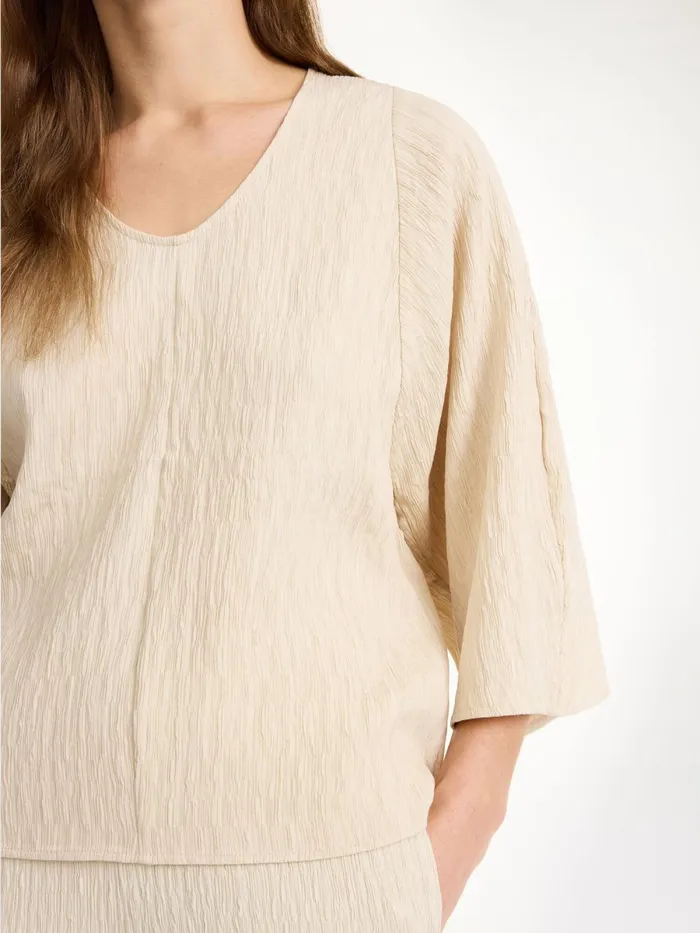 Shirts and Blouses Women By Malene Birger Calyas Blouse Oyster Gray