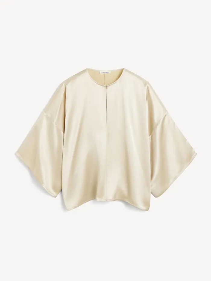 Shirts and Blouses Women By Malene Birger Cicie Blouse Oyster Gray