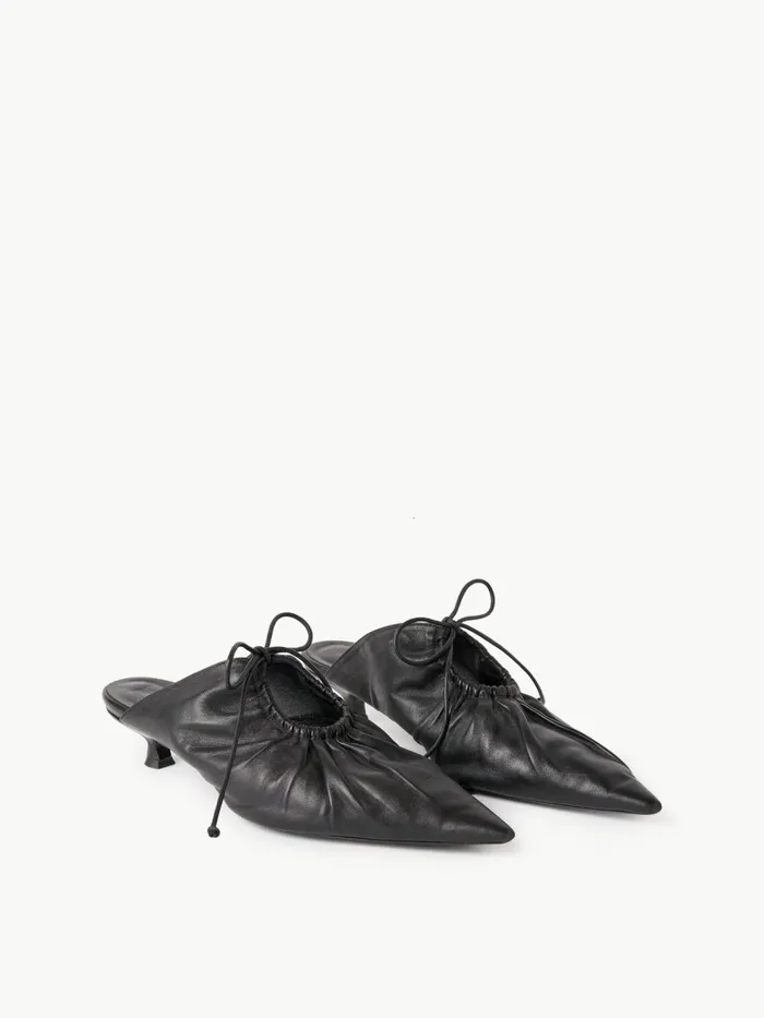 Shoes Women By Malene Birger Masey Leather Mules Black
