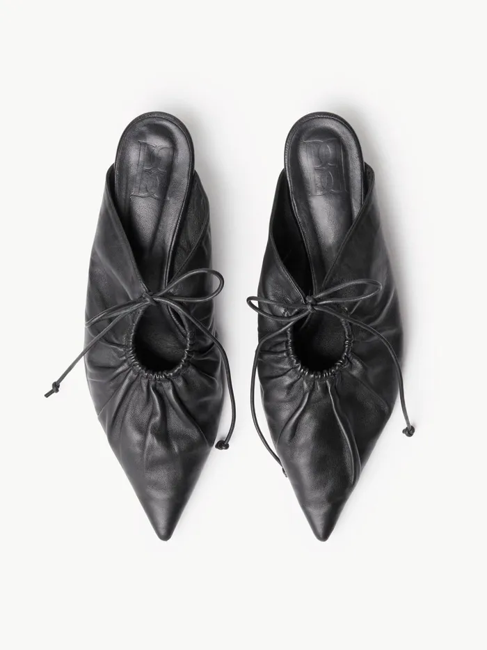 Shoes Women By Malene Birger Masey Leather Mules Black
