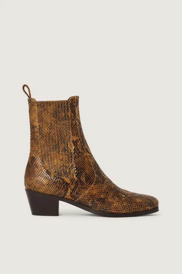 Shoes Women Soeur GAZETTE BOOTS Python