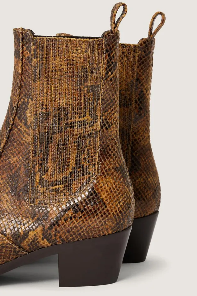 Shoes Women Soeur GAZETTE BOOTS Python