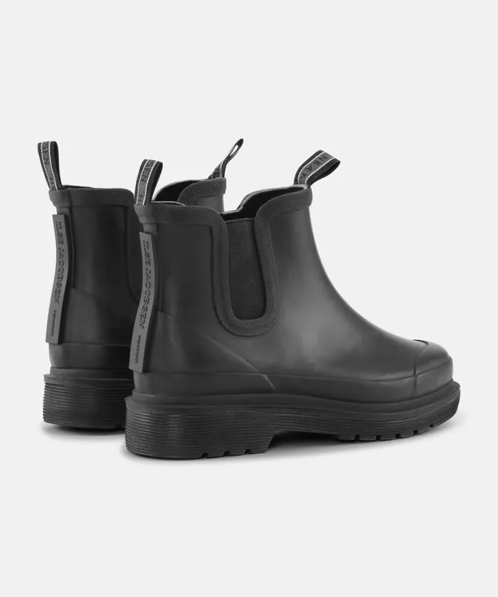 Short Rubber Boots 8211 Black Rainboots Ilse Jacobsen Rainboots Short