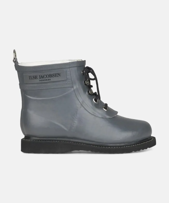 Short Rubber Boots 8211 Grey Rainboots Ilse Jacobsen Rainboots Short