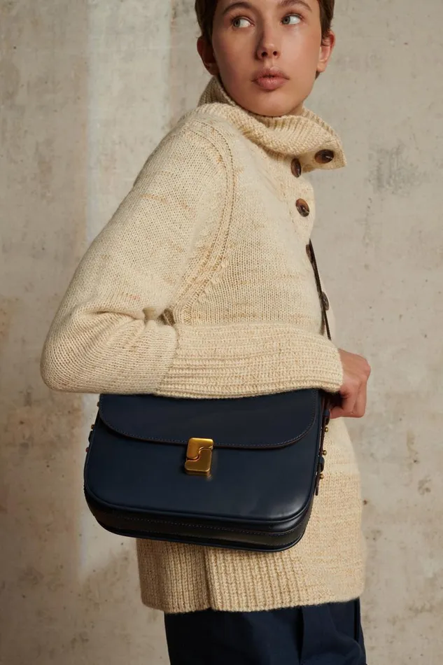 Shoulder Bags Women Soeur BELLISSIMA MAXI BAG Prussian Blue