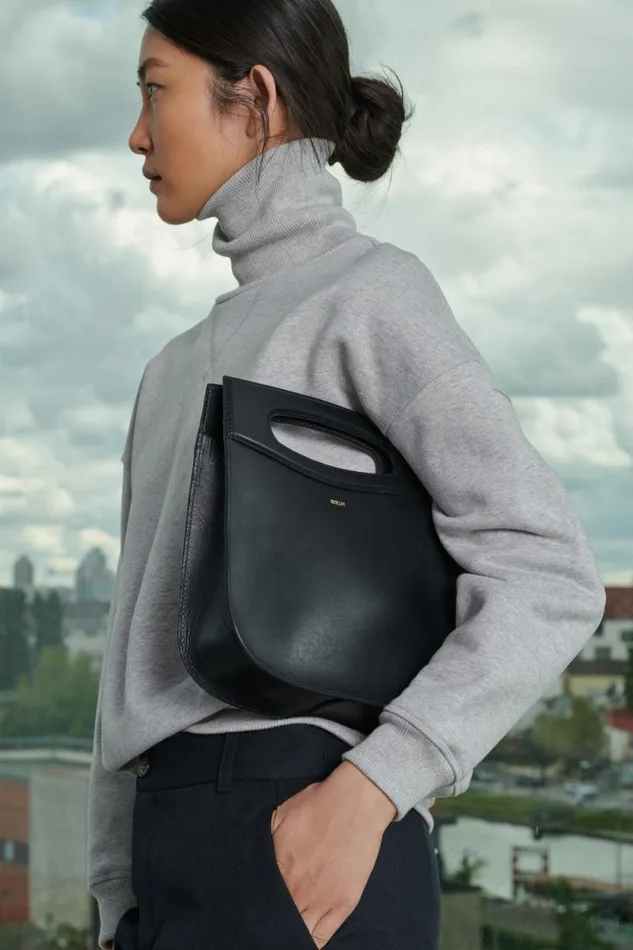 Shoulder Bags Women Soeur CHRI BAG Black