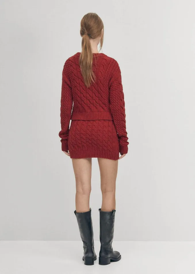 Skirts Women ALOHAS Blake Red Tricot Skirt