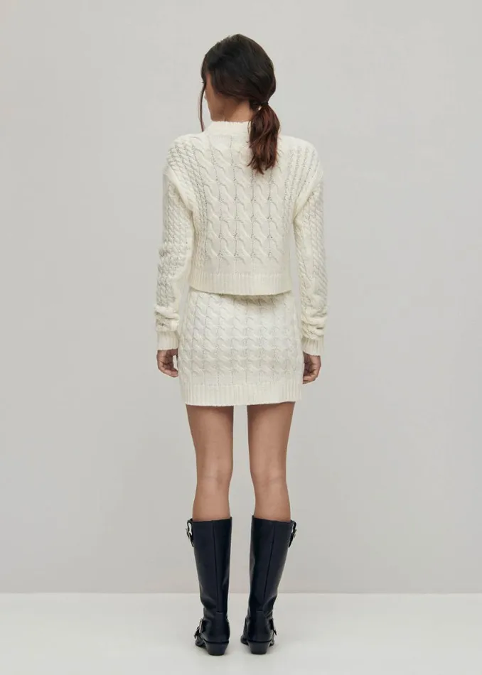 Skirts Women ALOHAS Blake White Tricot Skirt