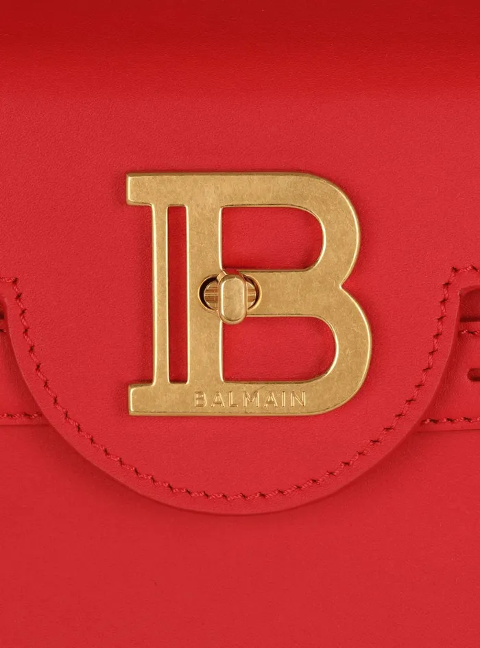 Smooth Leather BBuzz 23 Bag Red Women Balmain Handbags