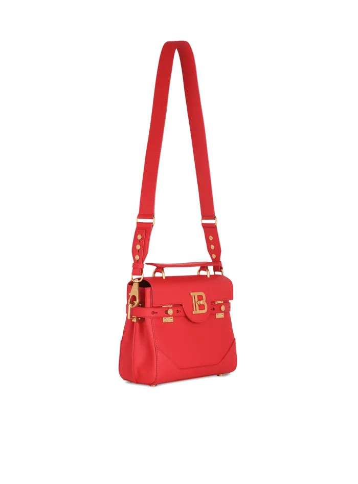 Smooth Leather BBuzz 23 Bag Red Women Balmain Handbags